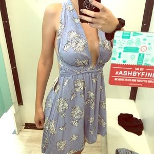 Floral Baby Doll Wrap Dress